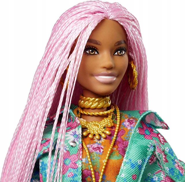 Лялька з аксесуарами Mattel Barbie Extra Pink Braids (887961955002) - зображення 2