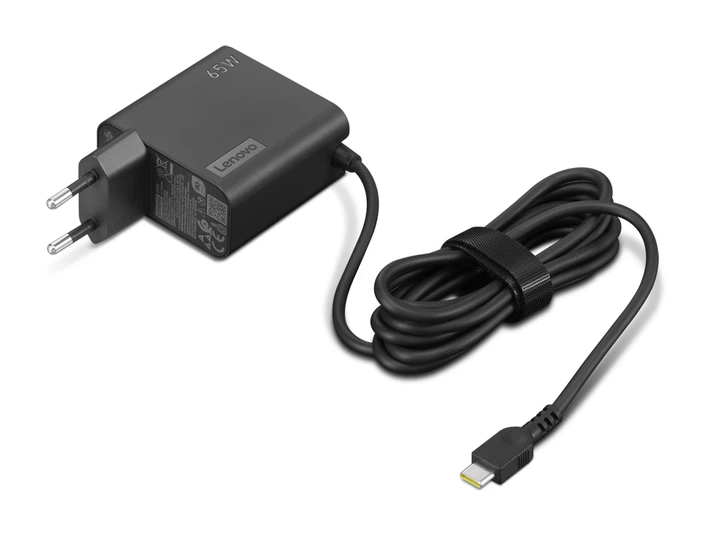 Zasilacz do laptopa Lenovo 65W USB-C Wall (4X21L54610) - obraz 2