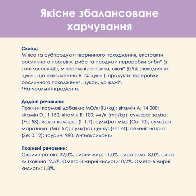 Влажный корм Purina Cat Chow для взрослых котов с чувствительным пищеварением, кусочки в желе лосось и цукини 78шт*85г - изображение 12