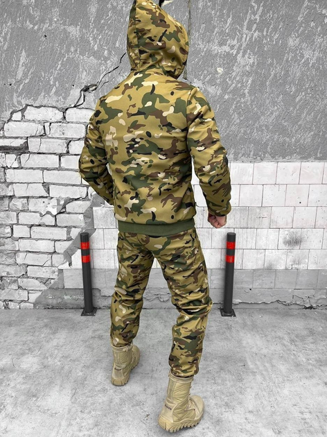 Тактичний зимовий теплий військовий комплект Sparka ( Куртка + Штани ), Камуфляж: Мультикам, Розмір: S - зображення 2