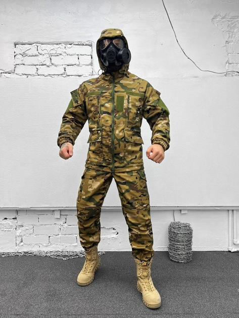 Тактичний зимовий теплий військовий комплект Short ( Куртка + Штани ), Камуфляж: Мультикам, Розмір: XXXL - зображення 1