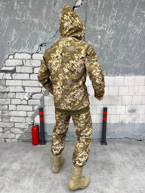 Тактический зимний теплый военный комплект PH-12 ( Куртка + Штаны ), Камуфляж: Пиксель, Размер: XXL - изображение 2
