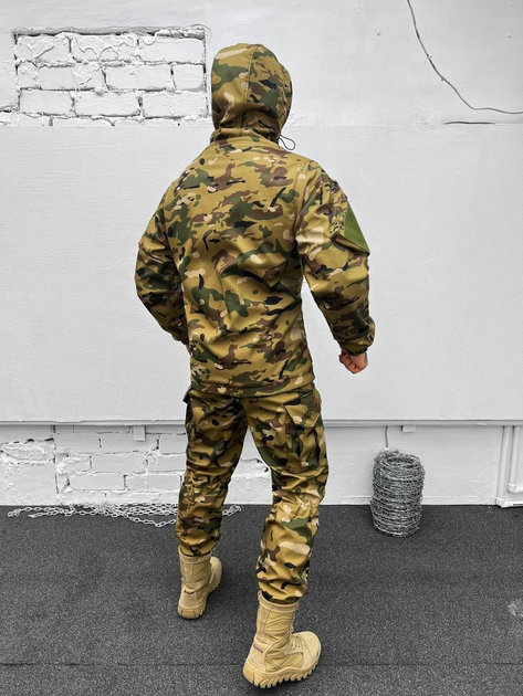 Тактический зимний теплый военный комплект Short ( Куртка + Штаны ), Камуфляж: Мультикам, Размер: XXL - изображение 2