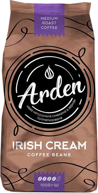 Акція на Кава Arden Irish Cream натуральна смажена в зернах ароматизована 1 кг від Rozetka