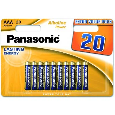 Батарейка PANASONIC LR03 AAA Alkaline Power * 20 - Фото 1 Батарейка PANASONIC LR03 AAA Alkaline Power * 20 - изображение 1