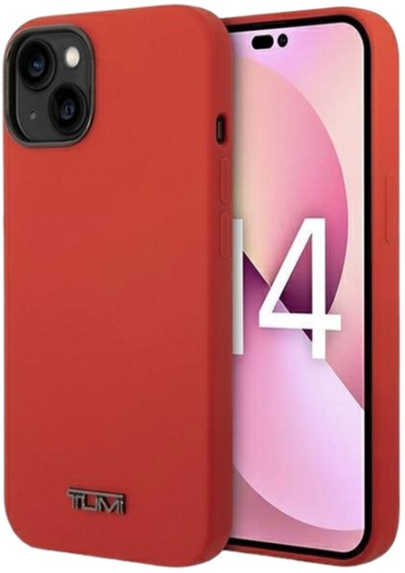 Панель TUMI Liquid Silicone для Apple iPhone 14 Plus Red (3666339075446) - зображення 1
