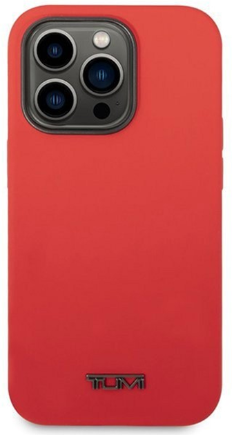 Панель TUMI Liquid Silicone для Apple iPhone 14 Pro Max Red (3666339075460) - зображення 1