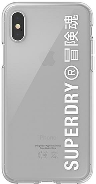 Etui Superdry Snap do Apple iPhone X/Xs Clear Case White (8718846079686) - obraz 2