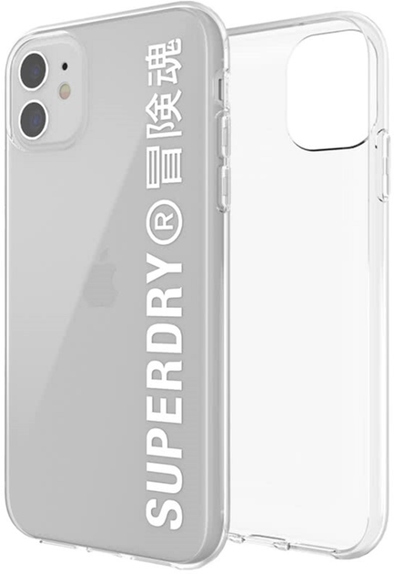 Etui Superdry Snap Clear Case do Apple iPhone 11 White (8718846079709) - obraz 1