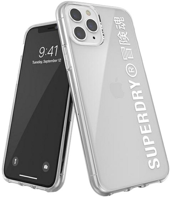 Etui Superdry Snap Clear Case do Apple iPhone 11 Pro Max White (8718846079723) - obraz 1