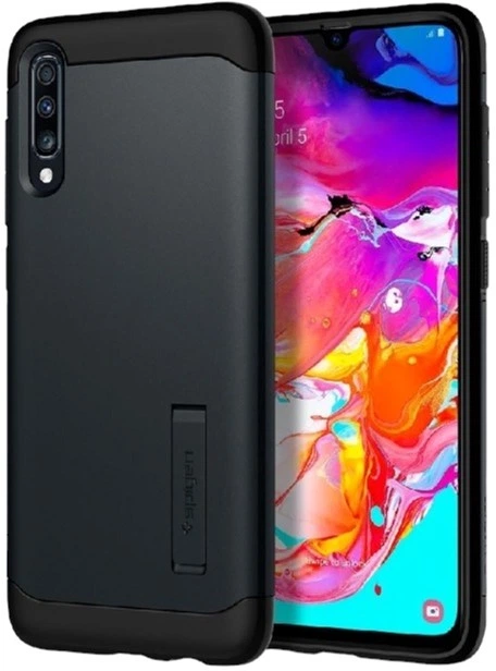 Панель Spigen Slim Armor для Samsung Galaxy A70 Metal Slate (8809640257537) - зображення 2