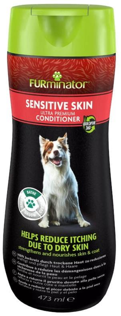 Кондиціонер для шерсті собак FURminator Ultra Premium conditioner Чутлива шкіра 473 мл (4048422153412) - зображення 2