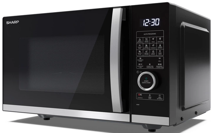 Мікрохвильова піч Sharp QG204AEB Black - зображення 3