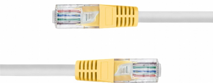 Patchcord Qoltec UTP Cat 5 RJ-45 10 m Biały (5901878503608) - obraz 3