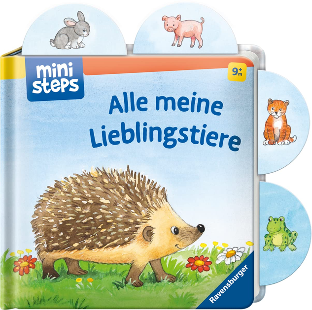 Książka dla dzieci Ravensburger minikroki: Wszystkie moje ulubione zwierzęta - Sandra Grimm (9783473300303) - obraz 1