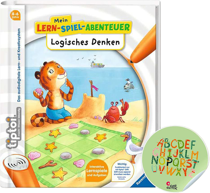 Książka dla dzieci Ravensburger tiptoi Logiczne myślenie - Anne-Marie Schmitt (9783473658923) - obraz 1