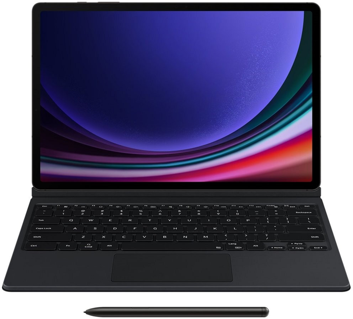 Etui z klawiaturą Samsung Book Cover Keyboard EF-DX815UBEGWW do Galaxy Tab S9+ 12.4" Czarny (8806095072067) - obraz 2