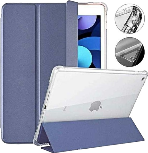 Etui z klapką Mercury Clear Back Cover do Apple iPad 10.2" 7/8/9 Gen Ciemno-niebieski (8809824812415) - obraz 1