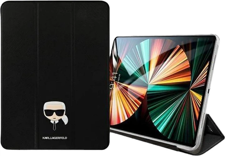 Etui z klapką Karl Lagerfeld Saffiano Karl Iconic Book KLFC11OKMK do Apple iPad 11" Pro 2021 Czarny (3666339030377) - obraz 4