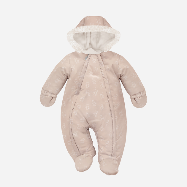 Kombinezon zimowy niemowlęcy Pinokio Winter Warm Overall-1 62 cm Beżowy (5901033308826) - obraz 1