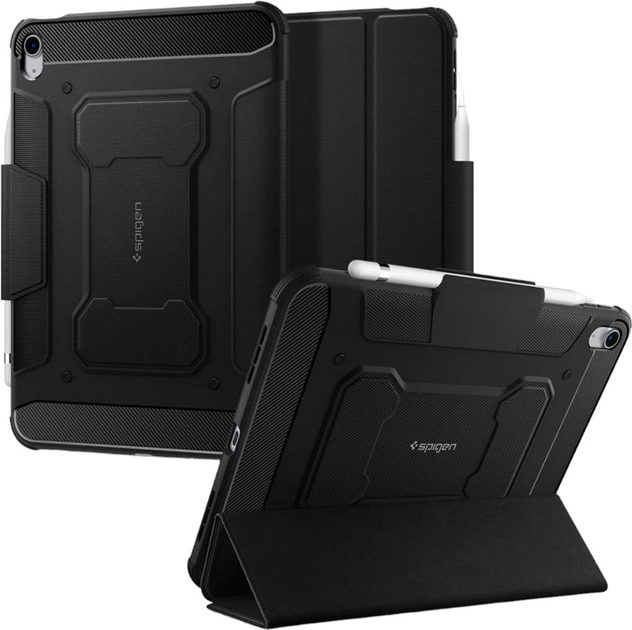 Обкладинка Spigen Rugged Armor Pro ACS05417 для Apple iPad 10.9" 2022 Black (8809811868425) - зображення 1