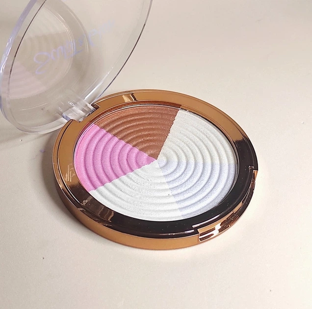 Радужный хайлайтер Models Own Sculpt & Glow Highlighter Powder - Shade 09 - изображение 3