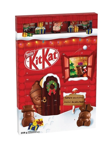 Набор конфет KitKat Рождественский календарь 208 г. (8000300408690) - Фото 1 Набор конфет KitKat Рождественский календарь 208 г. (8000300408690) - изображение 1