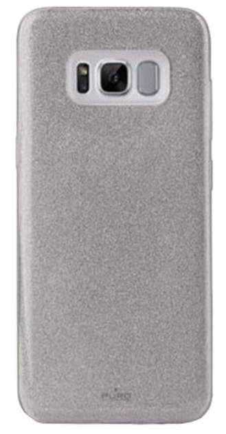 Etui Puro Glitter Shine do Samsung Galaxy S8 Plus Silver (8033830185052) - obraz 1