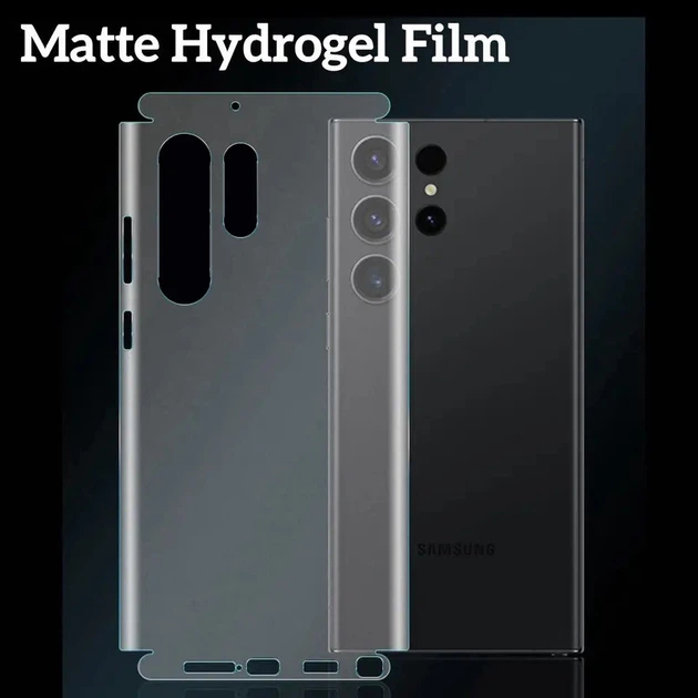 Защитная пленка DK для Samsung Galaxy S22 Ultra 5G(S908) | AG Matte Unbreakable HydroGel 360° (clear) - Фото 2 Защитная пленка DK для Samsung Galaxy S22 Ultra 5G(S908) | AG Matte Unbreakable HydroGel 360° (clear) - изображение 2