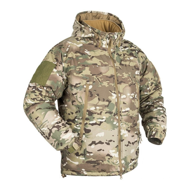 Зимняя мужская Куртка Level 7 с Мембраной и Пуховым утеплителем мультикам размер L - изображение 1