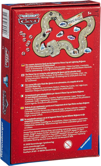 Gra planszowa Ravensburger Disney Pixar Cars Quizy Piston Cup (4005556232741) - obraz 2