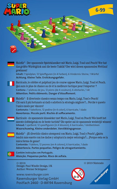 Gra planszowa Ravensburger Super Mario Malefiz (4005556205295) - obraz 3