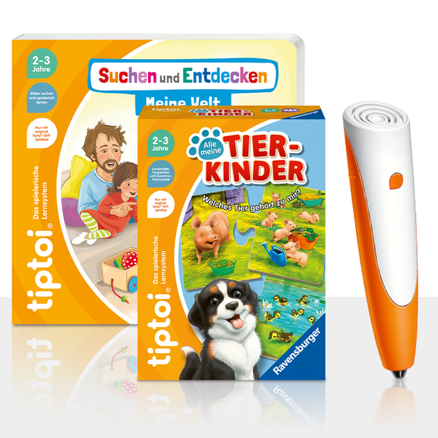 Interaktywna gra planszowa Ravensburger - tiptoi All my animal children 16 cm (4005556001088) - obraz 3