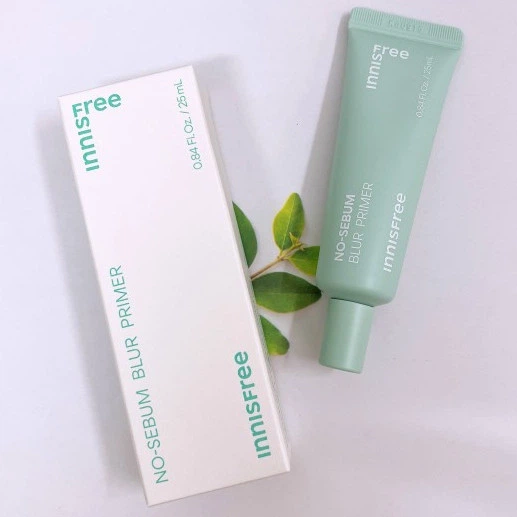Innisfree No-Sebum Blur Primer матирующий праймер для лица с эффектом фотошопа 25ml - изображение 6