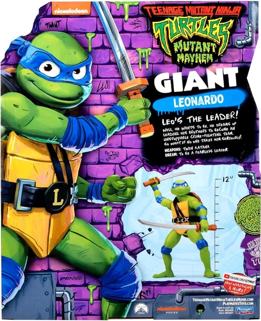 Фигурка гигант TMNT Черепашки-ниндзя Леонардо 30 см (83401) - изображение 6