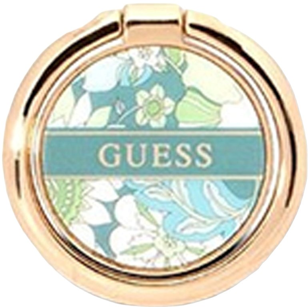 Тримач-кільце на смартфон Guess Ring Stand Flower GURSHCHMAN Green (3666339050412) - зображення 1