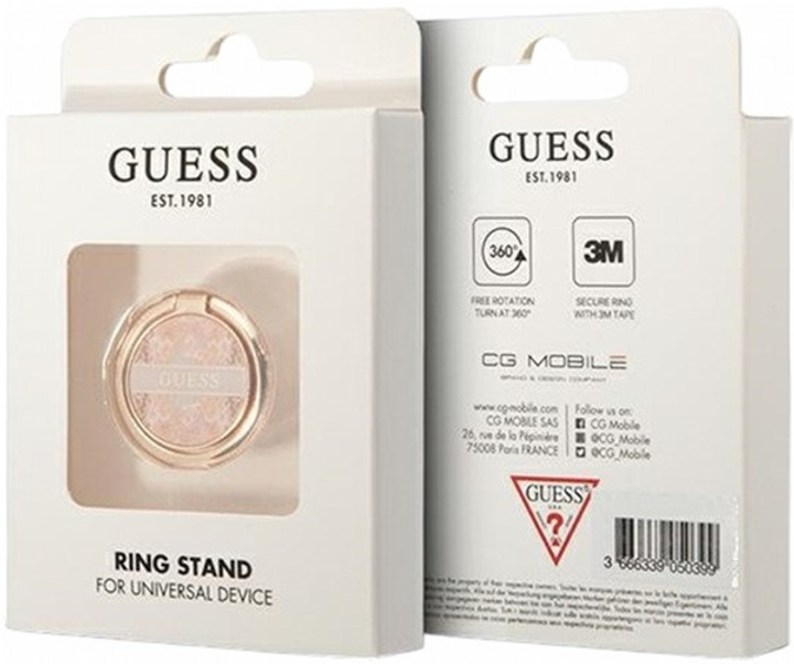 Uchwyt-pierścień na smartfon Guess Ring Stand Paisley GURSHHFLG Złoty (3666339050429) - obraz 2