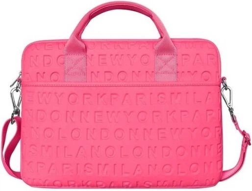 Сумка WIWU Cosmo Slim для MacBook 13,3" hot pink - Фото 2 Сумка WIWU Cosmo Slim для MacBook 13,3" hot pink - изображение 2