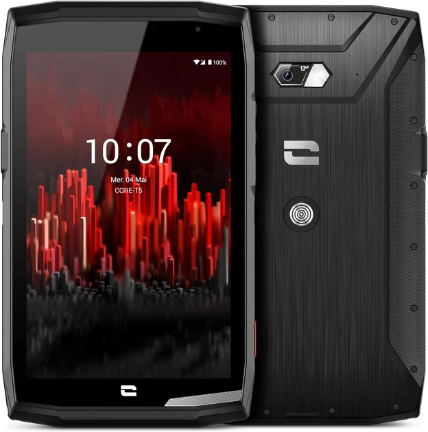 Планшет 8" Crosscall Core-T5 2/32Gb 4G 2-SIM 8 ядер Android 12 6580 mAh Черный Factory Recertified g3 - Фото 2 Планшет 8" Crosscall Core-T5 2/32Gb 4G 2-SIM 8 ядер Android 12 6580 mAh Черный Factory Recertified g3 - изображение 2