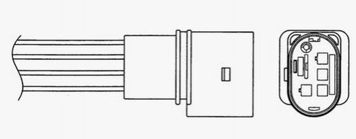 Лямбда зонд NGK 1825 Audi A2 036906265J - изображение 1