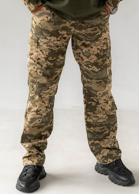 Штани тактичні ВСУ з карманами GorLin 56 Піксель (БР-32) - зображення 1