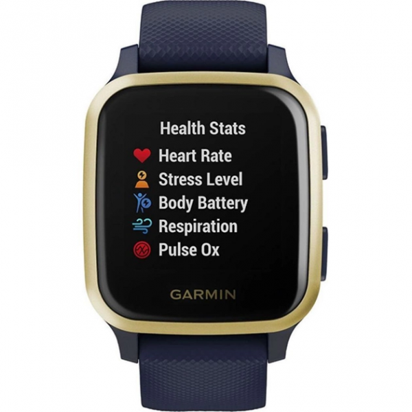 Смарт-часы Garmin Venu Sq Music Navy/Light Gold (010-02426-12) - Фото 2 Смарт-часы Garmin Venu Sq Music Navy/Light Gold (010-02426-12) - изображение 2