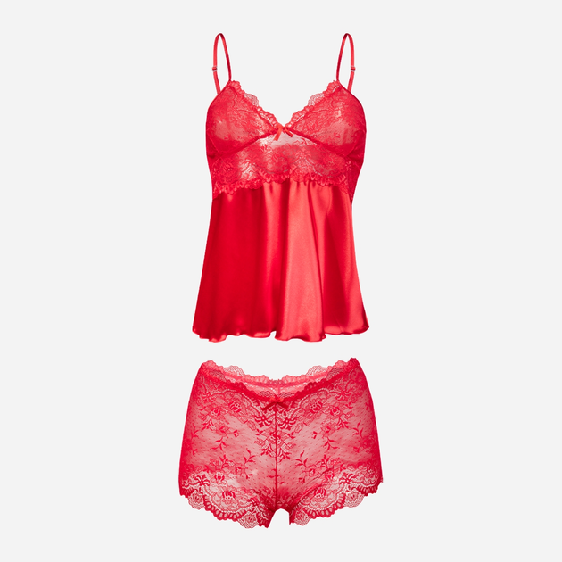 Еротичний комплект (майка + трусики-шорти) жіночий DKaren Nevada XL Червоний (5903251460454) - зображення 1