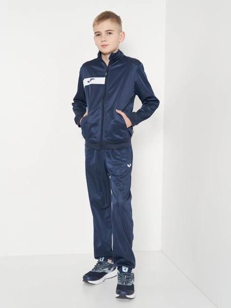 Спортивный детский костюм Joma Columbus Темно-синий 141-152 см (102742.331) - Фото 3 Спортивный детский костюм Joma Columbus Темно-синий 141-152 см (102742.331) - изображение 3