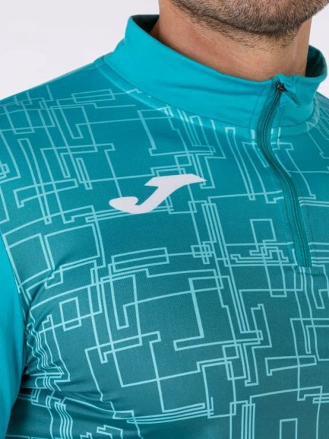 Мужская спортивная кофта Joma Elite VIII Бирюзовый L (101930.725) - изображение 5