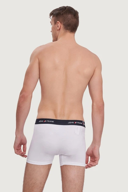 Трусы боксеры John Frank 52(XL) Белый (white) (59702) - изображение 4