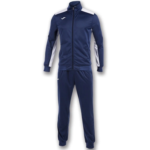 Чоловічий спортивний костюм Joma TRACKSUIT ACADEMY синій,біий S 101096.302 S - зображення 3