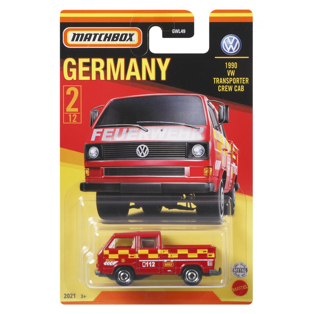 Мaшинкa Mattel Matchbox Matchbox Germany series (887961942415) - зображення 1