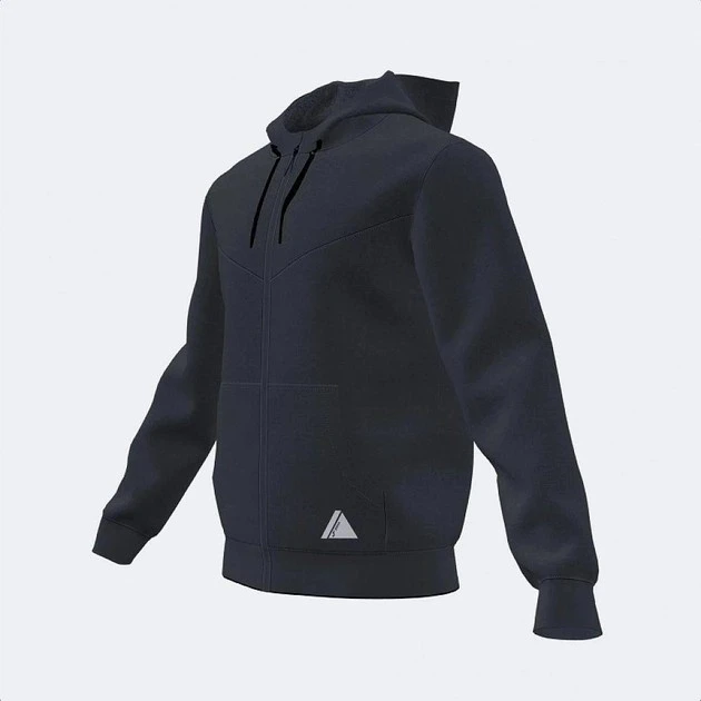 Мужская спортивная кофта Joma INDOOR GYM ZIP-UP HOODIE BLACK черный M 102970.100 M - изображение 5
