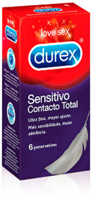 Презервативи Durex Condoms Total Contact 6 шт. (8414355494162) - зображення 1